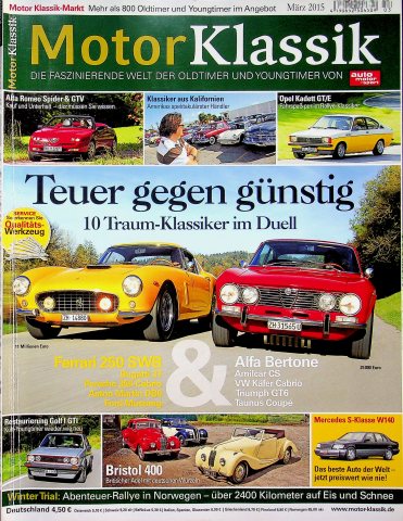 Deckblatt Motor Klassik (03/2015)